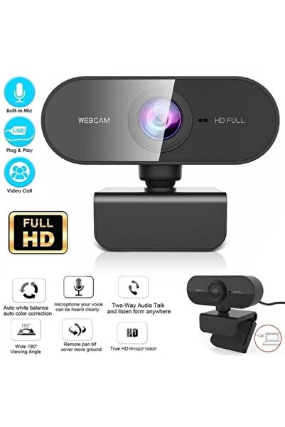 Makrystorm كاميرا عالية الدقة 1080 بكسل، كاميرا كمبيوتر USB عالية الدقة مزودة...