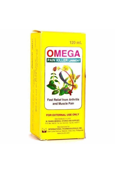 Omega Fast Pain Relief Oil, 120ml