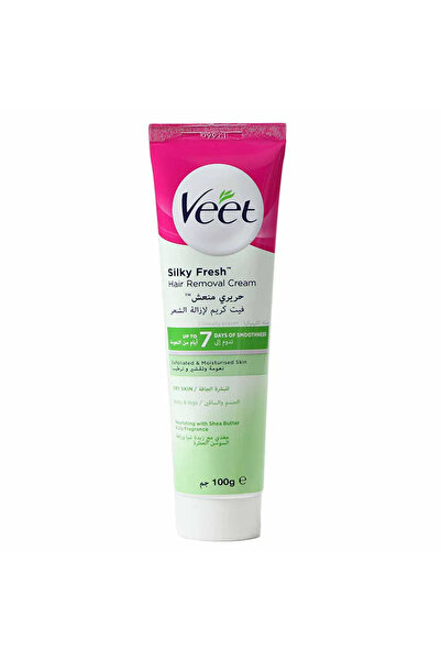 Veet كريم إزالة الشعر سيلكي فريش بزبدة الشيا ورائحة الزنبق 100 غرام
