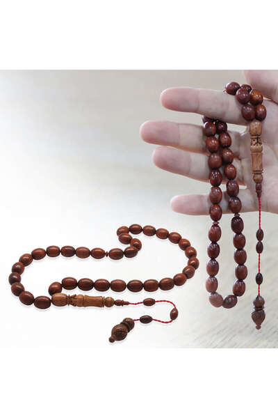 Tesbihane Wenge Wood Prayer Beads - Collectible - Systematic - Master Craftsm...