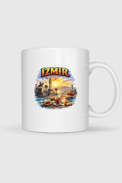 Bahriyeli Collection كوب ازمير بتصميم خاص B مطبوع