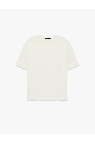 Koton Tricou de bază oversize cu mânecă scurtă