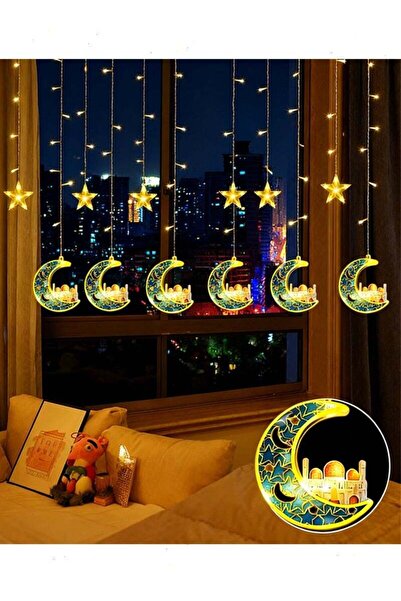 Generic Ramadan Decorations LED String Lights, 6 Star & 6 Moon