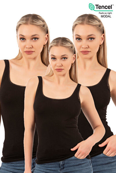 ÖZKAN underwear Özkan 25493 3-Pack Women's Premium Fabric Modal Cotton Stretc...