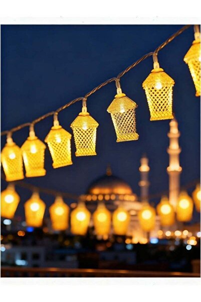 Generic Ramadan Lights，20 LED Moroccan Lantern String Lights 10Ft.