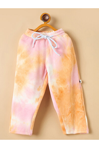 Stylo Bug By Styli Girls Tie-Dye Orange Track Pants