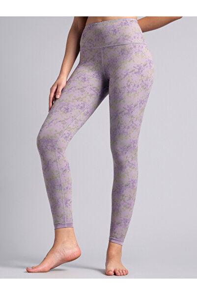 Cult By Styli Women Purple Yoga Reversible Leggings