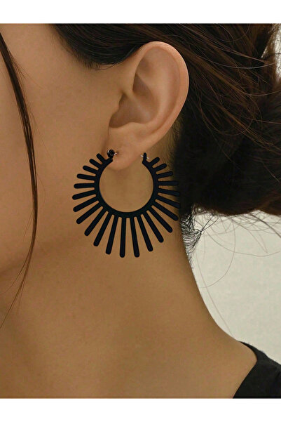 Take Two By Styli Women Radial Hoop Earrings