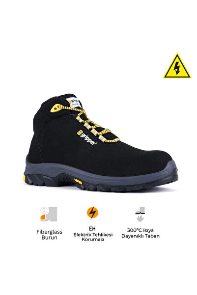 Gripper Mekap Energy Gpr-54 S3 Siyah Microfiber Fiberglass Burun Vibram Taban...