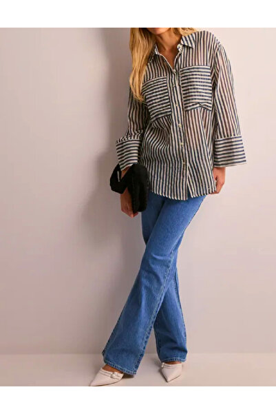 Evendi Shirt, White/Blue