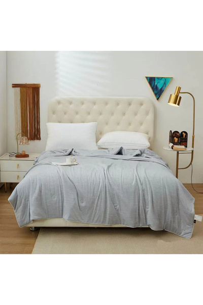 MIXSNOW 220x240 cm Cold Feeling Quilt Cooling Summer, Breathable Lightweight ...