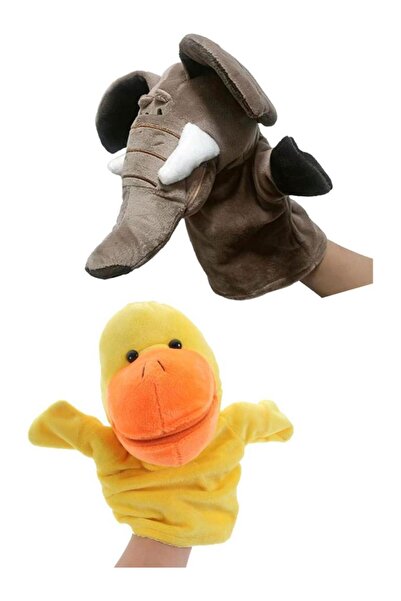 OFİSİNN El Kuklası Hayvan Figürlü Ördek-Fil