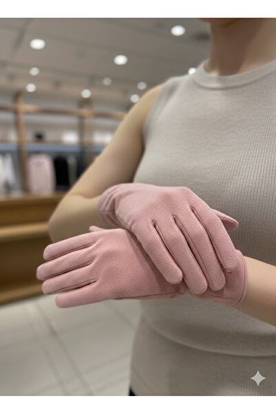 Dorelux Suede Look Women's Gloves Compatible with Smartphones