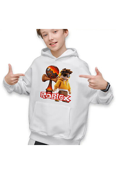 OEM Kids Boys Kendama Roblox Lava Hoodie