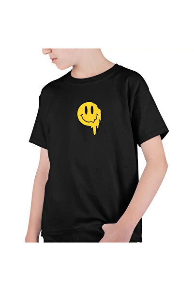 OEM Kids Boys Emoji Smile Melted T-Shirt