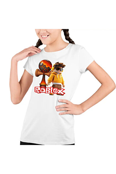 OEM Kids Girls Kendama Roblox Lava T-Shirt