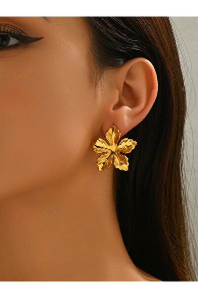 Take Two By Styli Women Metal Floral Design Earrings