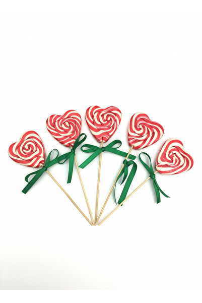 Honey Candy Balcı Şekerleme Big Size 50 Pieces 30 Gr Heart-Shaped with Ribbon...