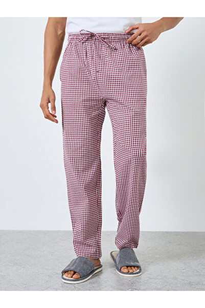 Styli Men Checked Relaxed Fit Pyjama Bottom