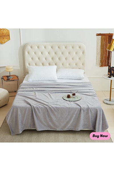 MIXSNOW 220x240 cm Multi color single bed flannel blankets, soft, lightweight...