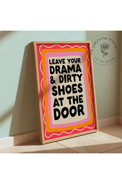 512 STORE Estetik Ev Dekor Kapı Önü Poster Ofis Çerçevesiz Kuşe Kağıt Poster ...