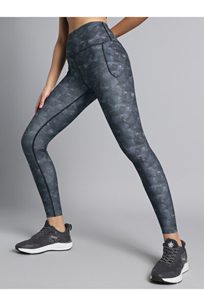 Cult By Styli Women Black Printed Train All Day Leggings