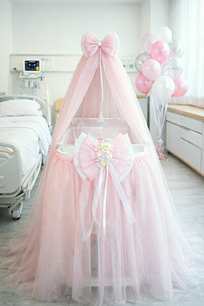 Mutlu Başlangıçlar طقم تزيين المستشفى - غطاء سرير - ناموسية - شريط زينة للسرير