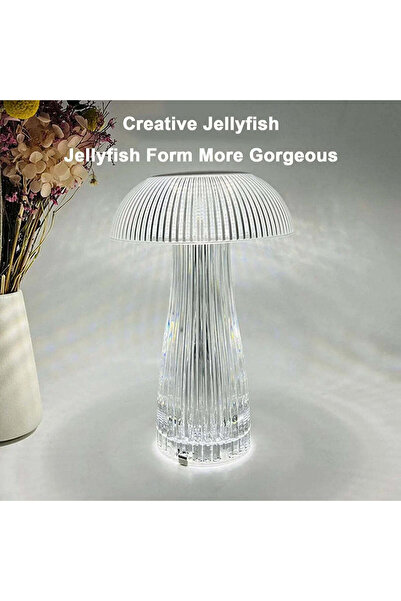 hocc Mushroom Style Crystal Touch Table Lamp