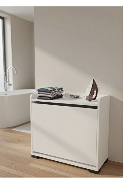 AYDINHOMECLASSİC Eko Çok Amaçlı 2 Bölmeli Çamaşırlık Kirli Çamaşır Sepeti