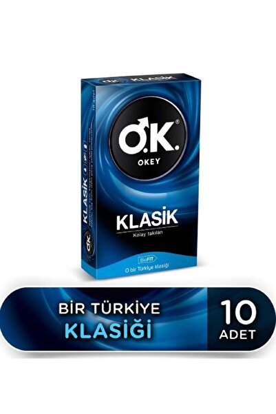 toysclub Okey Klasik Prezervatif 10'lu