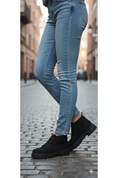 AVORA İNTO ELEGANCE Kadın kısa bot süet ayakkabı