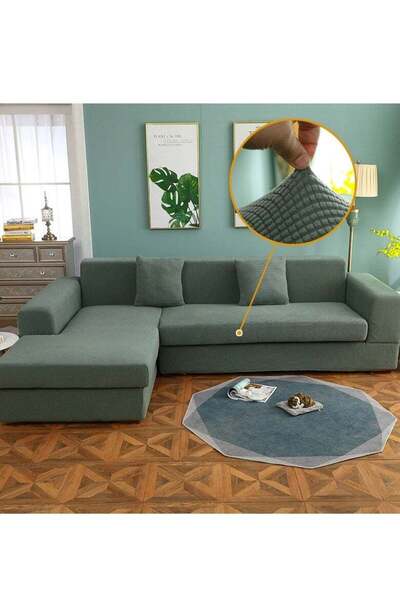 DOMEET Couch Slipcover L Shape Sofa Cover