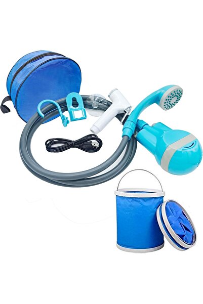 Twinkle Mart Portable 12V Electric Outdoor Handheld Shower with Pump for Car ...