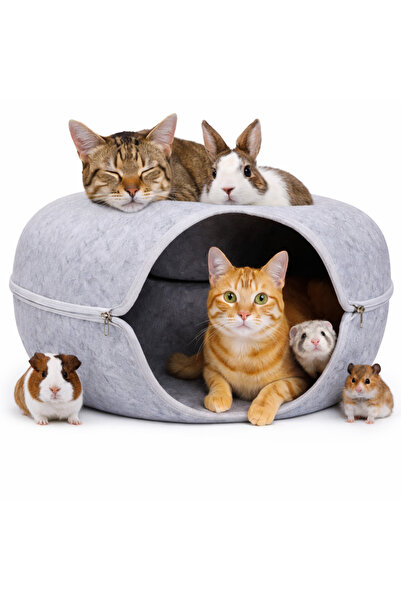 ideal STORE SleepyCat idealSTORE pet tunnel bed, 22 cm spherical shape, anti-...