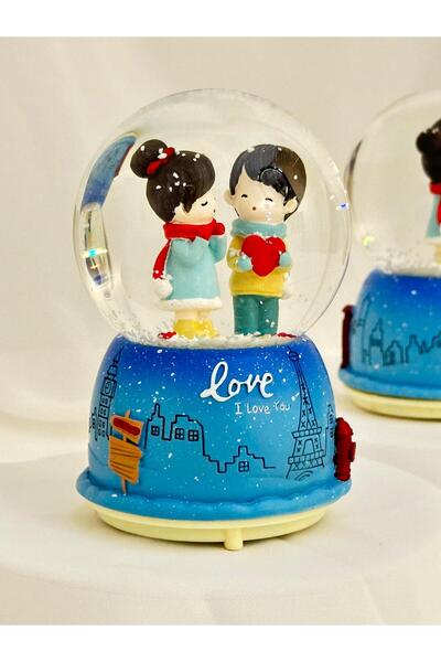 aden glass Sevgililer Günü Hediyesi Romantik Sevgili Kar Küresi Özel Tasarım ...