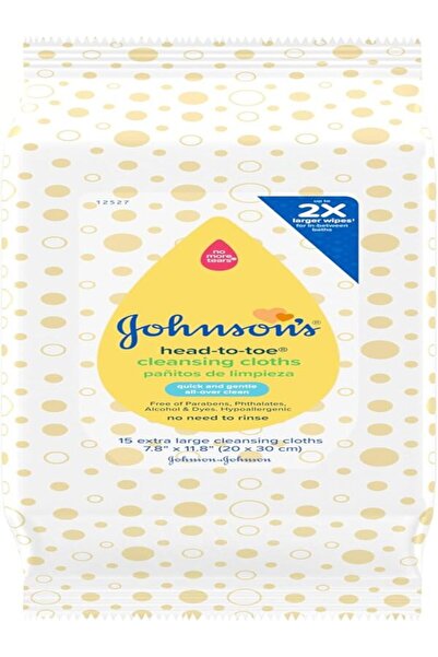 Johnson - head-to-toe® Cleansing Cloths Extra-Large 15 ct.