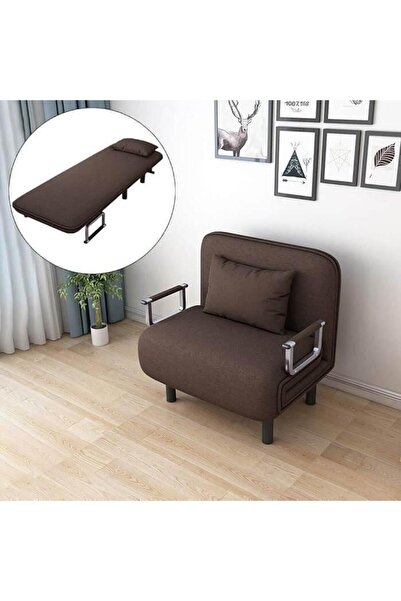 hocc Convertible Sofa Bed Coffee Brown