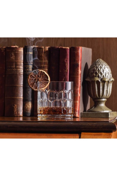 LAV Set of 6 ARCHIE glass glasses 370 ml – short model