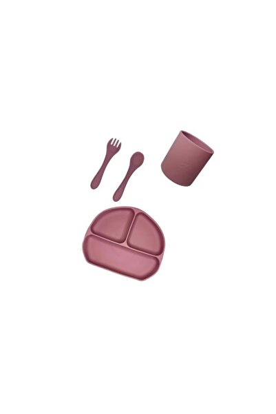 Sale4u Set de diversificare pentru bebeluși din silicon – Farfurie cu ventuză...