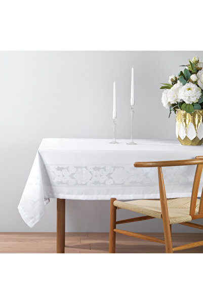 Schafer Home Amar Tablecloth 150X220Cm 1 Piece - White