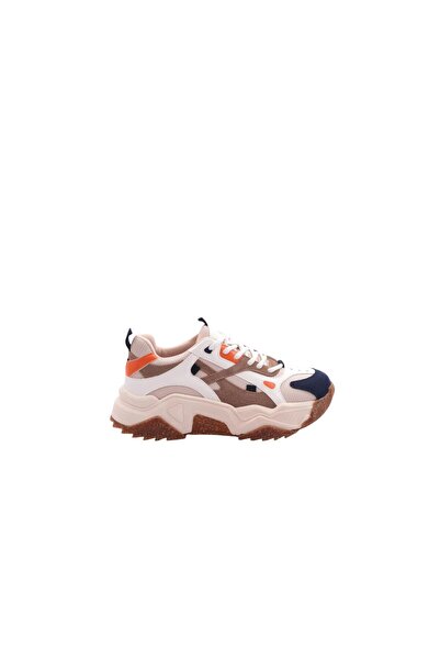 Doğan Γυναικεία αθλητικά παπούτσια με χοντρή σόλα με κορδόνια