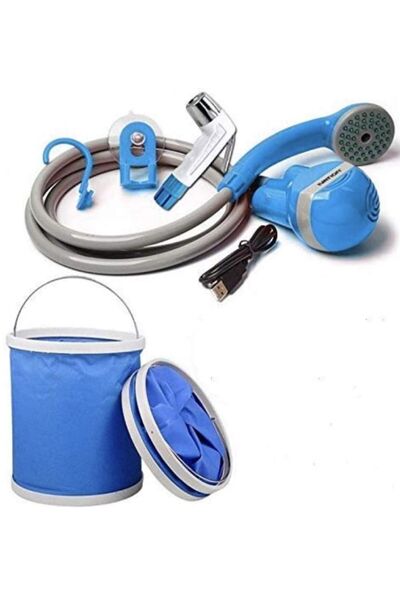 Miskat Trading Portable, Rechargeable Camping Shower Bidet/Sprayer, Multipurp...