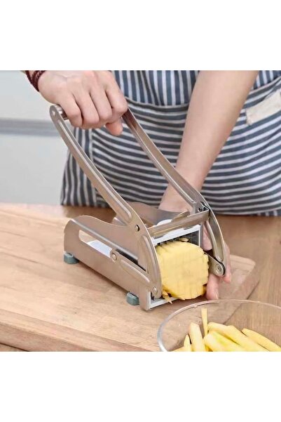 Quttin Manual French Fries Cutter with 2 Sizes