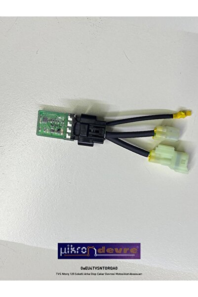 Mikron Devre TVS Ntorq 125 Uyumlu Soketli Arka Stop Çakar Devresi Motosiklet ...