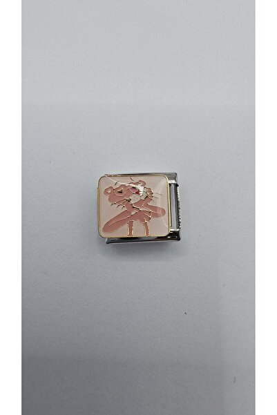 ahsenaksesuar2025 Paslanmaz Çelik İtalyan Bileklik Uyumlu 316 Ayar Pembe Pant...