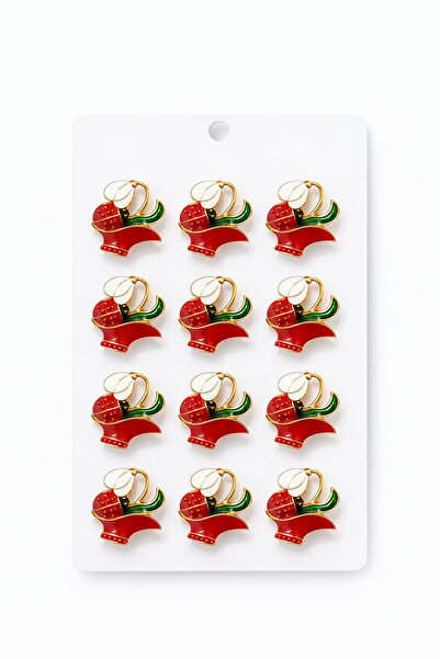 OEM Set de 12 broșe Mărțișor pe carton de prezentare, 17x10 cm, Cadou de 1 Ma...