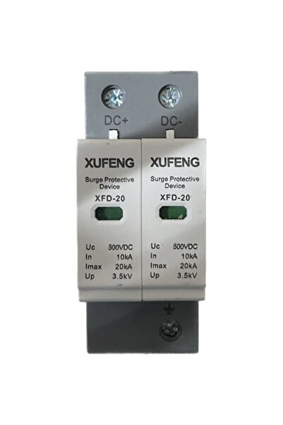 OEM SPD Safety 2P 500V Surge Protector for Solar Panel