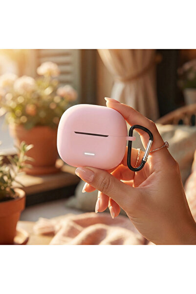 CaseOnn جراب سماعات شاومي ريدمي بودز 8 لايت مع حزام تثبيت، مصنوع من السيليكون...