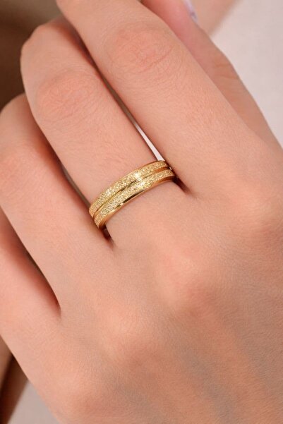 BY YASİN TOPÇU 💍   Silvery Stripe Steel Ring |   Number 19