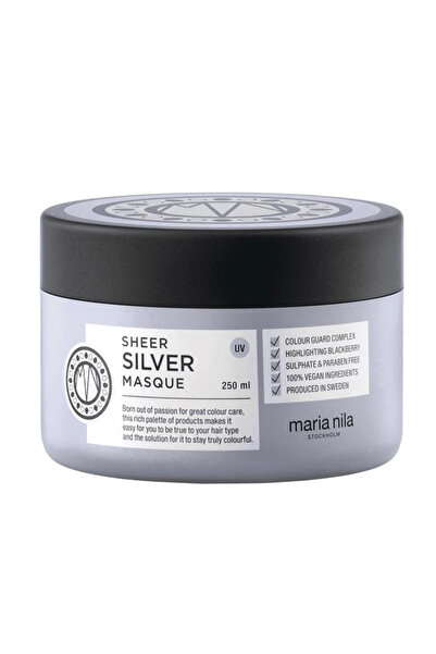 Maria Nila , Sheer Silver, Paraben-Free, Hair Treatment Cream Mask, Moisturiz...